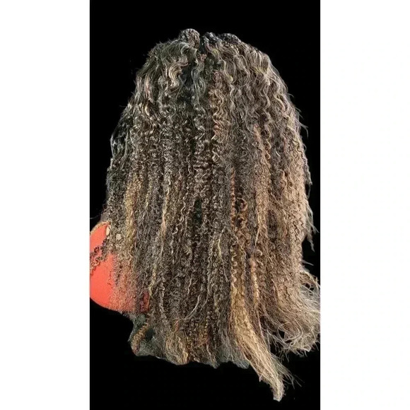 Handmade BraidedLace Wigs for Working Women -Versatile, Lightweight, NWT Ombre - Picture 6 of 15